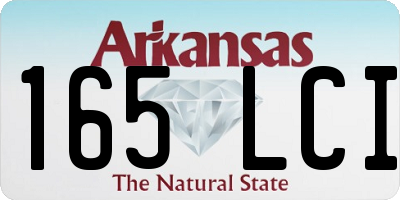 AR license plate 165LCI