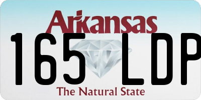 AR license plate 165LDP