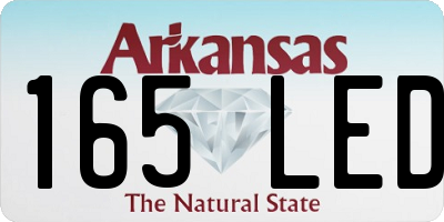 AR license plate 165LED