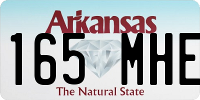 AR license plate 165MHE
