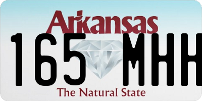 AR license plate 165MHH
