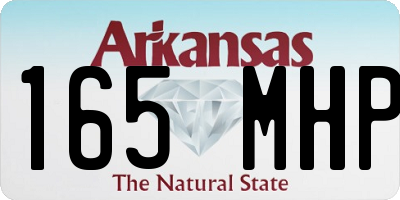 AR license plate 165MHP