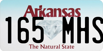 AR license plate 165MHS
