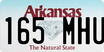 AR license plate 165MHU