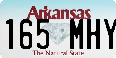 AR license plate 165MHY
