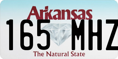 AR license plate 165MHZ