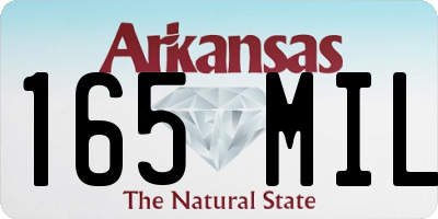 AR license plate 165MIL
