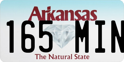 AR license plate 165MIN