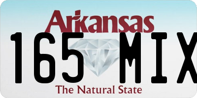 AR license plate 165MIX