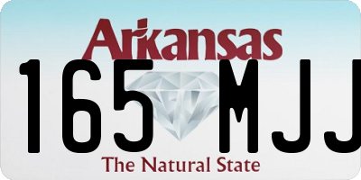 AR license plate 165MJJ