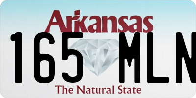 AR license plate 165MLN