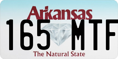 AR license plate 165MTF