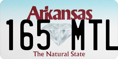 AR license plate 165MTL