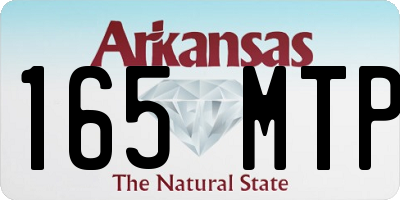 AR license plate 165MTP
