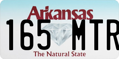 AR license plate 165MTR