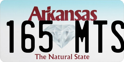 AR license plate 165MTS