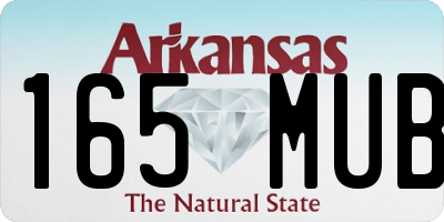 AR license plate 165MUB