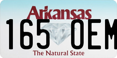 AR license plate 165OEM