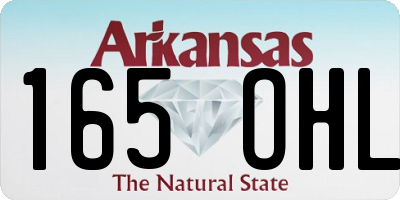 AR license plate 165OHL