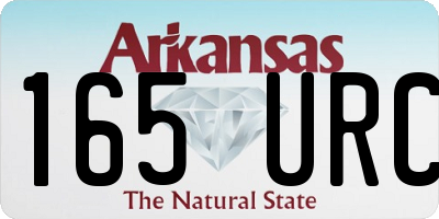 AR license plate 165URC