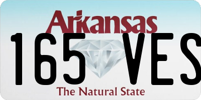 AR license plate 165VES