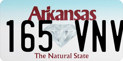 AR license plate 165VNV