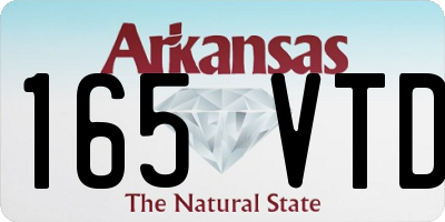 AR license plate 165VTD
