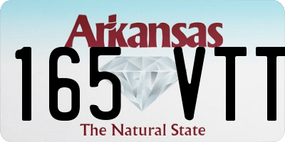 AR license plate 165VTT