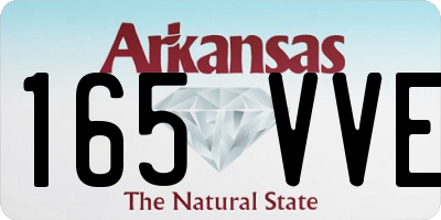 AR license plate 165VVE
