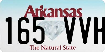 AR license plate 165VVH
