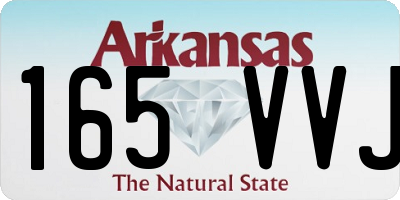 AR license plate 165VVJ