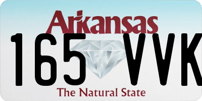 AR license plate 165VVK
