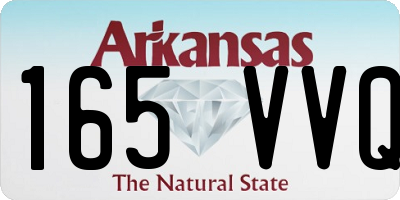AR license plate 165VVQ