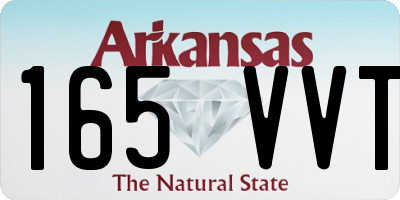 AR license plate 165VVT
