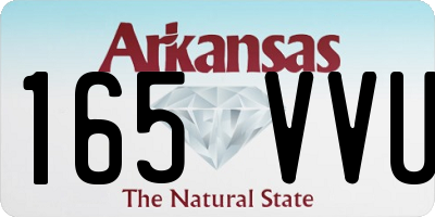 AR license plate 165VVU