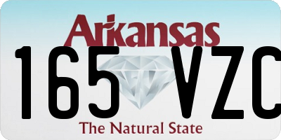 AR license plate 165VZC