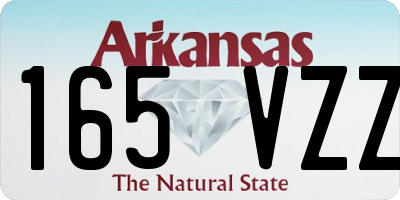 AR license plate 165VZZ
