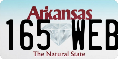 AR license plate 165WEB