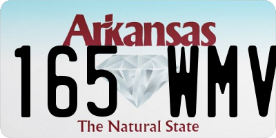 AR license plate 165WMV