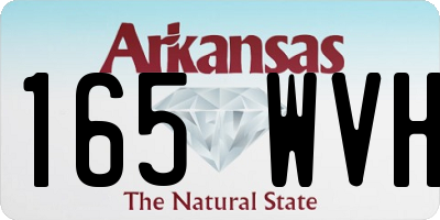 AR license plate 165WVH
