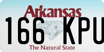 AR license plate 166KPU