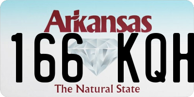 AR license plate 166KQH