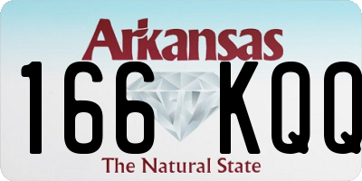 AR license plate 166KQQ