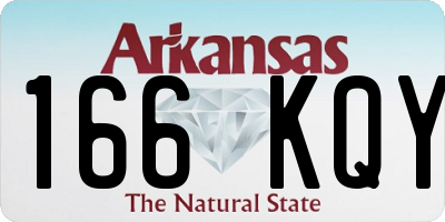 AR license plate 166KQY