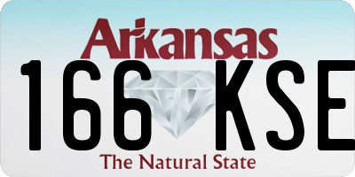 AR license plate 166KSE