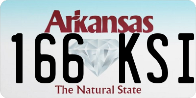 AR license plate 166KSI