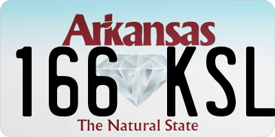 AR license plate 166KSL