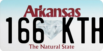 AR license plate 166KTH
