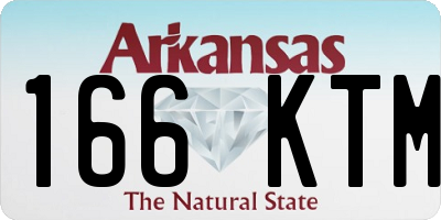 AR license plate 166KTM