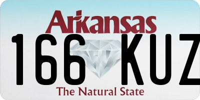 AR license plate 166KUZ